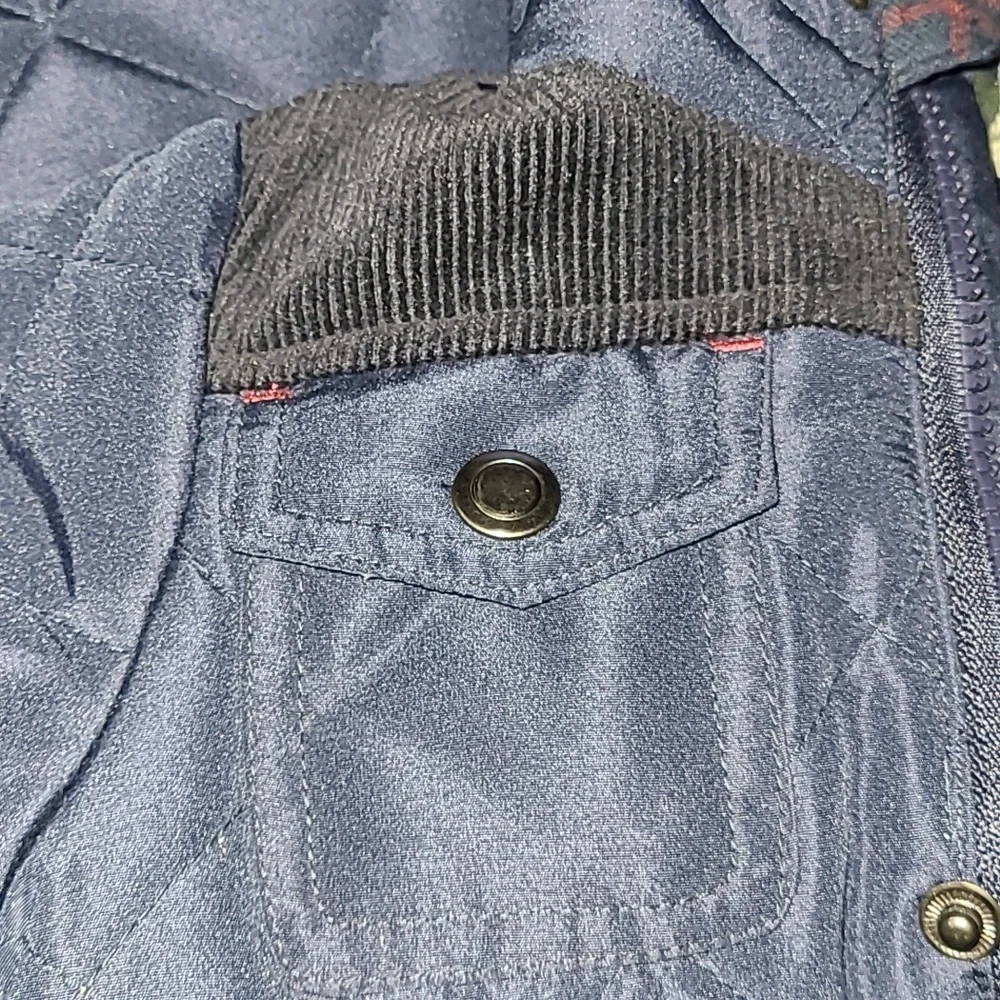 Rothschild Snowsuit 6/9M‎ Infant Winter Suit Navy Blue lined Flannel hood - Picture 8 of 16